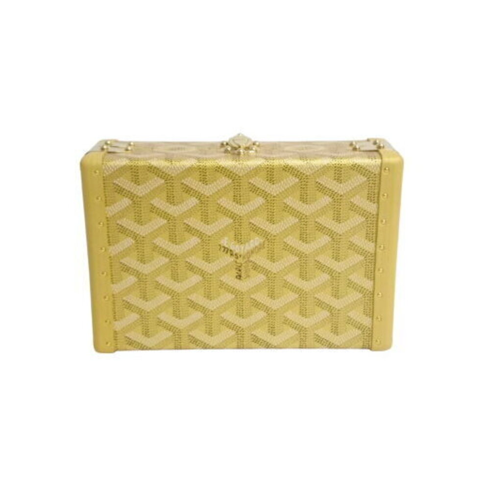 Goyard Gold Minaudire Bag Leather Trunk